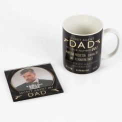 Mug & Coaster Set - Secret Agent Dad