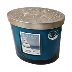 Ellipse Twin Wick Soy Wax Candle - Simply Spa 00276260303