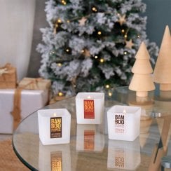 Large Bamboo Candle - Winter Collection