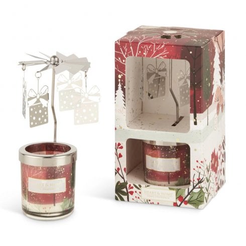 Heart & Home Mini Candle & Carousel Gift Set