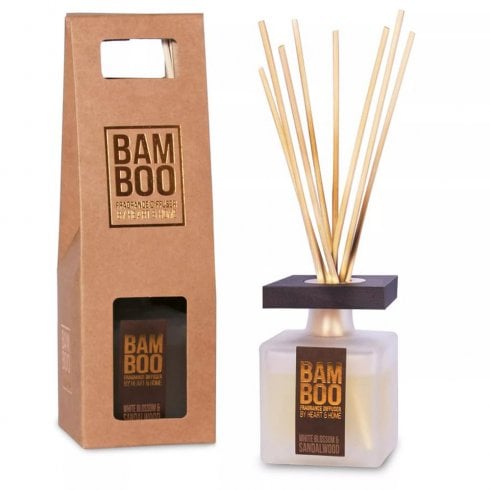 Heart & Home White Blossom & Sandalwood Bamboo Fragrance Diffuser