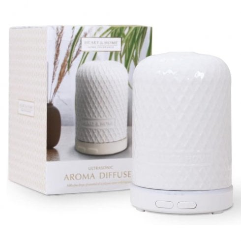 Heart & Home White Ultrasonic Aroma Diffuser