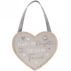 Heart Shaped Daughter Plaque