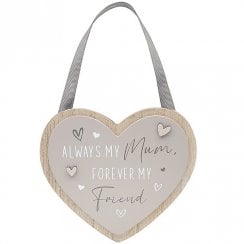 Heart Shaped Mum Plaque