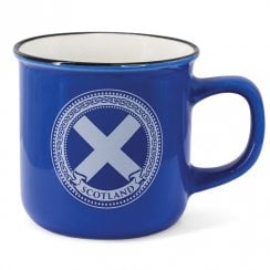 Blue Saltire Espresso Mug