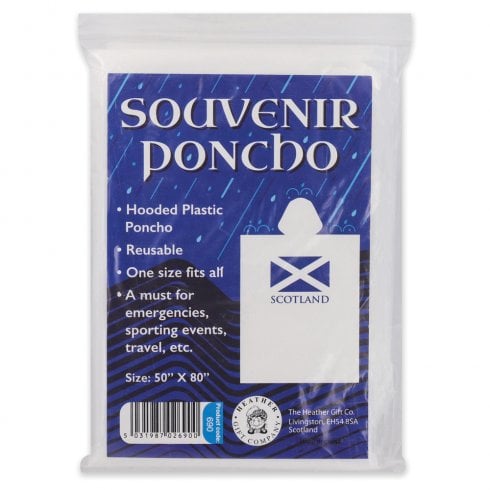 Heather Gift Co. Saltire One Size Rain Poncho