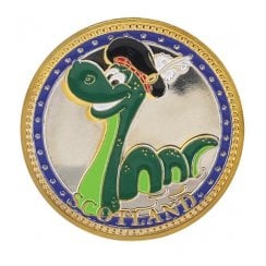 Scottish Souvenir Coin-Nessie / Map