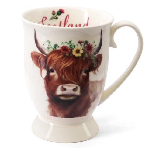 Heather Gift Co. Watercolour Highland Cow Mug