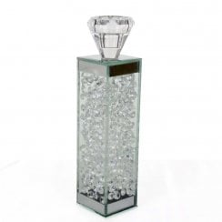 26cm Glass Candle Holder