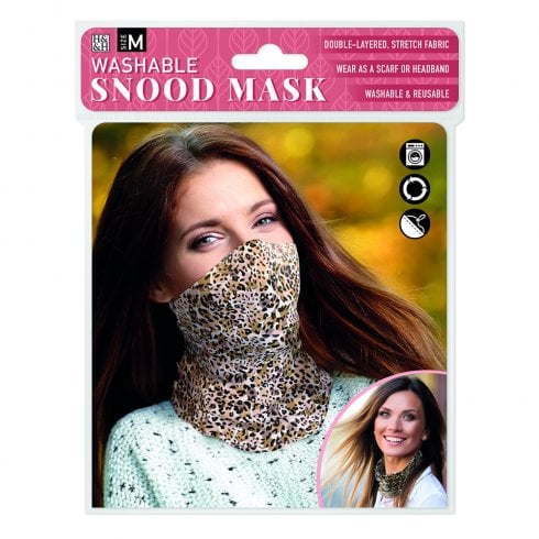 History & Heraldry Abstract Leopard - Snood Mask