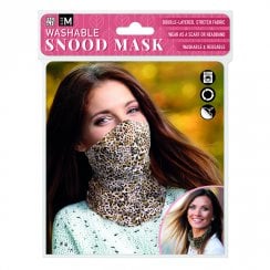 Abstract Leopard - Snood Mask