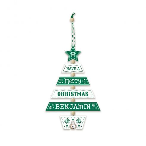 History & Heraldry Christmas Tree Decoration - Benjamin 269800154 Wooden Hand Crafted