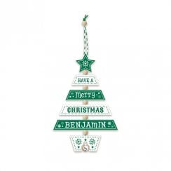 Christmas Tree Decoration - Benjamin 269800154 Wooden Hand Crafted