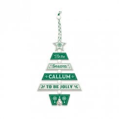 Christmas Tree Decoration - Callum 269800182 Wooden Hand Crafted
