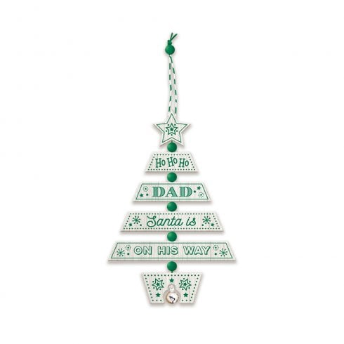 History & Heraldry Christmas Tree Decoration - Dad 269800009 Wooden Hand Crafted