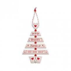Christmas Tree Decoration - Daisy 269800230 Wooden Hand Crafted