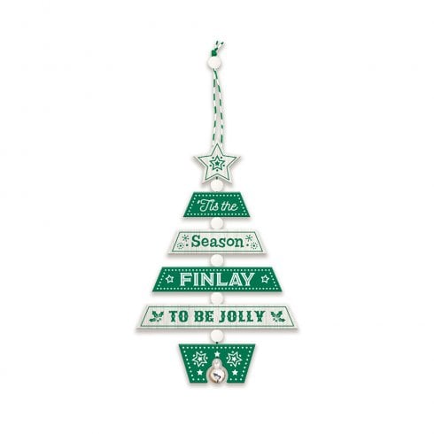 History & Heraldry Christmas Tree Decoration - Finlay 269800302 Wooden Hand Crafted
