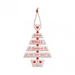 Christmas Tree Decoration - Holly 269800368 Wooden Hand Crafted