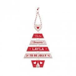 Christmas Tree Decoration - Layla 269800524 Wooden Hand Crafted