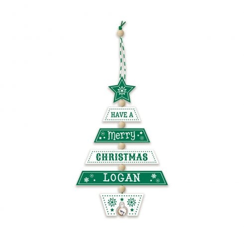 History & Heraldry Christmas Tree Decoration - Logan 269800554 Wooden Hand Crafted