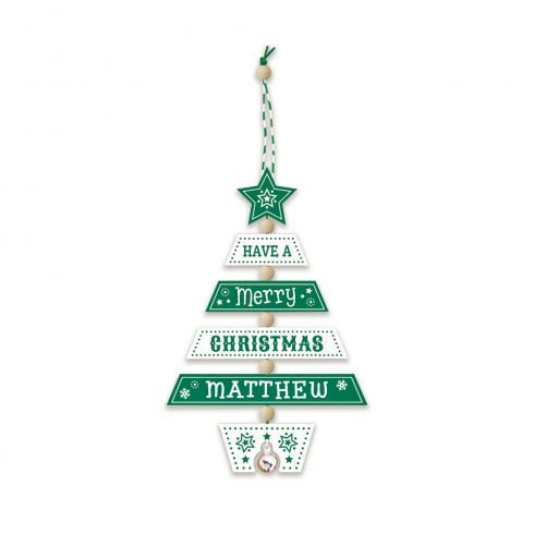 History & Heraldry Christmas Tree Decoration - Matthew 269800604 Wooden Hand Crafted