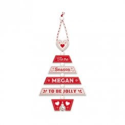 Christmas Tree Decoration - Megan 269800610 Wooden Hand Crafted