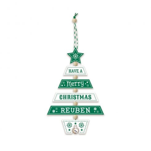 History & Heraldry Christmas Tree Decoration - Reuben 269800708 Wooden Hand Crafted