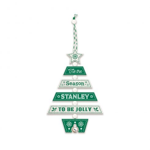 History & Heraldry Christmas Tree Decoration - Stanley 269800766 Wooden Hand Crafted
