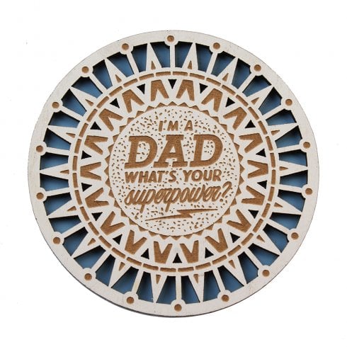 History & Heraldry Dad Coaster