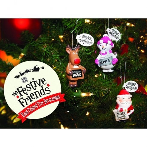 History & Heraldry Festive Friends Hanging Tree Decoration
