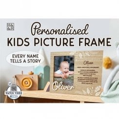 Personalised Picture Frame For Kids