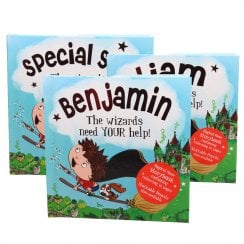 Pre Personalised Christmas Book - The Wizards Needs Your Help!