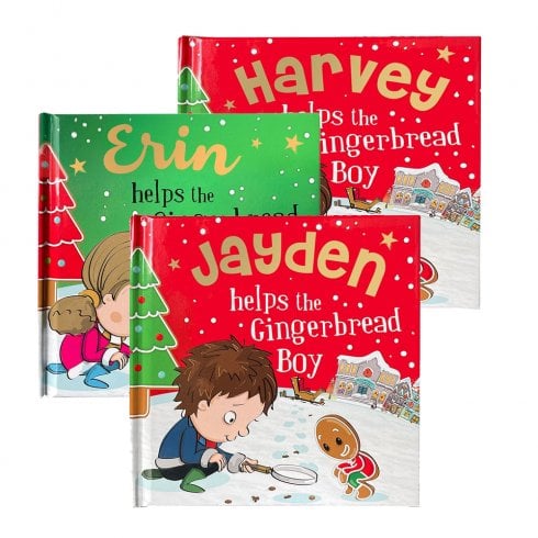 History & Heraldry Pre-Personalised Christmas Storybook - Helps The Gingerbread Boy/Girl