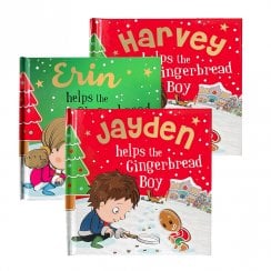Pre-Personalised Christmas Storybook - Helps The Gingerbread Boy/Girl