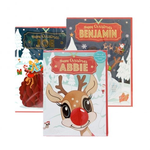 History & Heraldry Pre-Personalised Happy Christmas Card