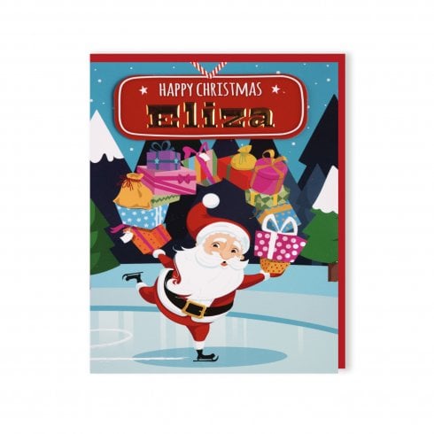 History & Heraldry Santas On His Way Christmas Card - Eliza 269820221