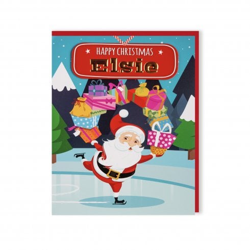 History & Heraldry Santas On His Way Christmas Card - Elsie 269820233