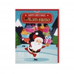 Santas On His Way Christmas Card - Florence 269820263