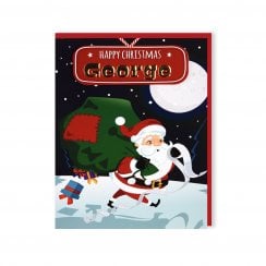 Santas On His Way Christmas Card - George 269820283