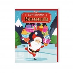 Santas On His Way Christmas Card - Hannah 269820297