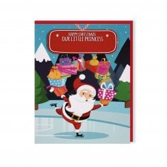Santas On His Way Christmas Card - Happy Xmas Princess 269820001
