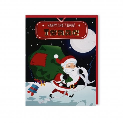 History & Heraldry Santas On His Way Christmas Card - Isaac 269820329