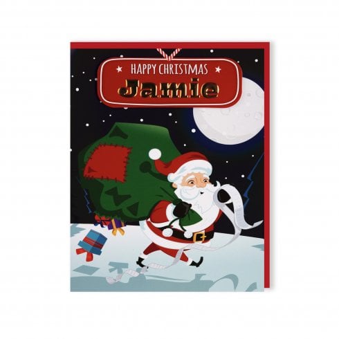 History & Heraldry Santas On His Way Christmas Card - Jamie 269820355