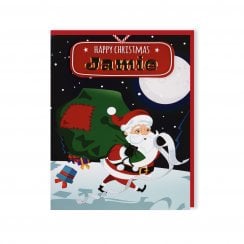 Santas On His Way Christmas Card - Jamie 269820355
