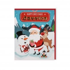 Santas On His Way Christmas Card - Jessica 269820375