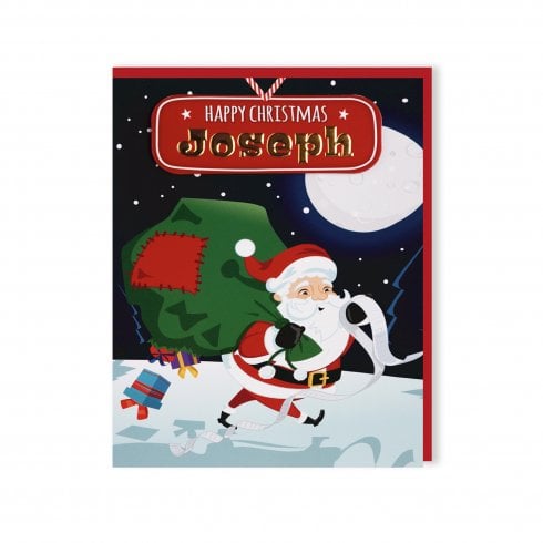 History & Heraldry Santas On His Way Christmas Card - Joseph 269820391