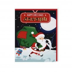 Santas On His Way Christmas Card - Joseph 269820391