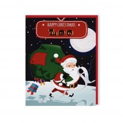 Santas On His Way Christmas Card - Leo 269820461