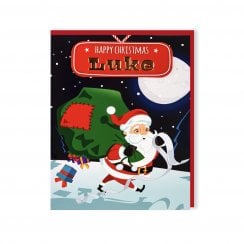 Santas On His Way Christmas Card - Luke 269820503