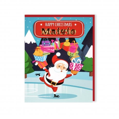 History & Heraldry Santas On His Way Christmas Card - Maisie 269820519